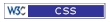 W3C CSS compliance icon
